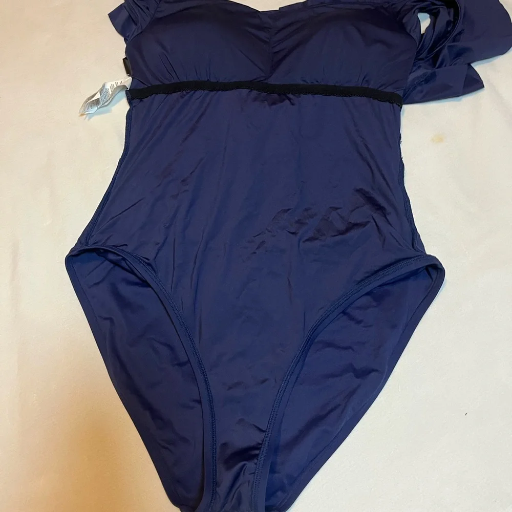 La Blanca Deep Blue Swimsuit - Picture 5 of 5